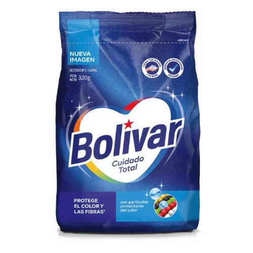 Detergente bolivar cuidado total 320gr